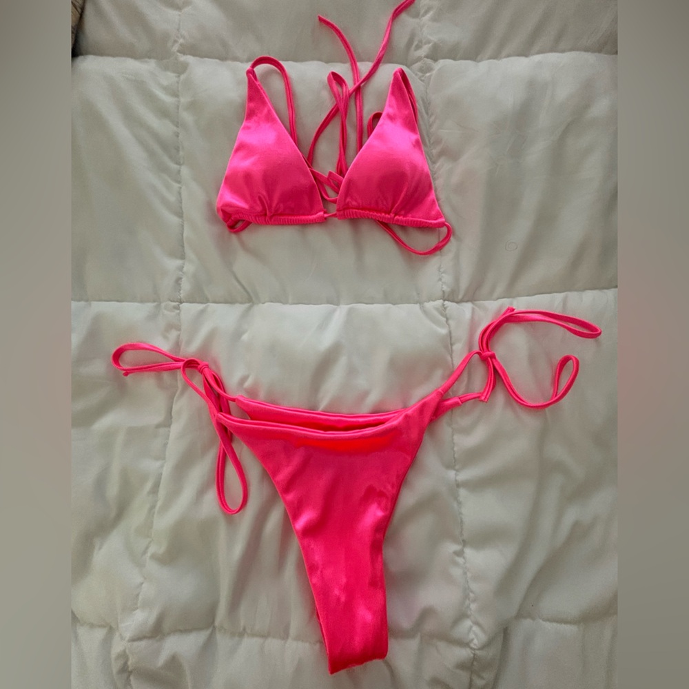 Vibrant Pink Bikini Set